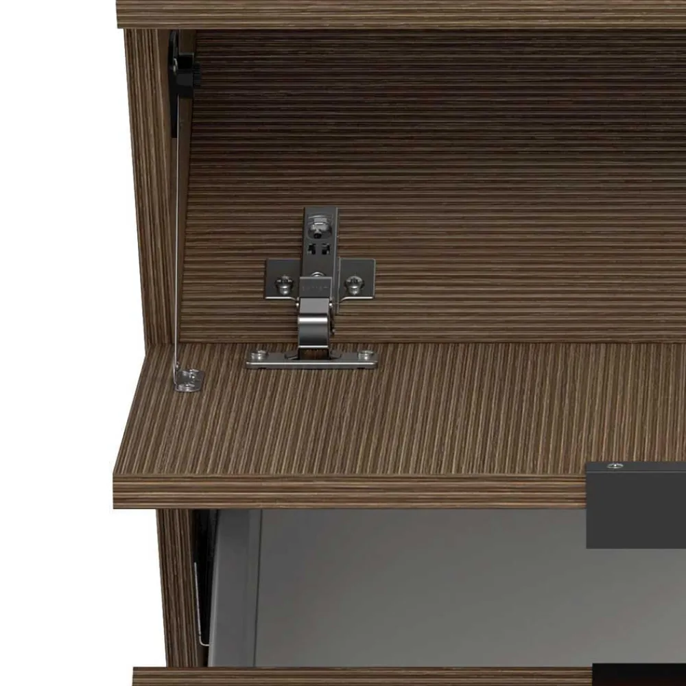 Wohnen Bad Möbelset in Eiche Dunkel - Ucaida (dreiteilig)