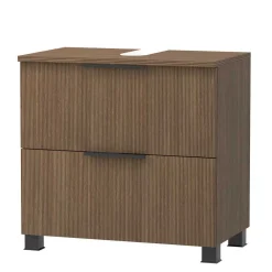 Wohnen Bad Möbelset in Eiche Dunkel - Ucaida (dreiteilig)