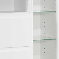 Wohnen Bad Midischrank Concetada in Weiß Hochglanz