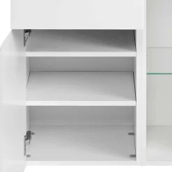 Wohnen Bad Midischrank Concetada in Weiß Hochglanz