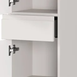 Wohnen Bad Midischrank in Hellgrau - Dadra