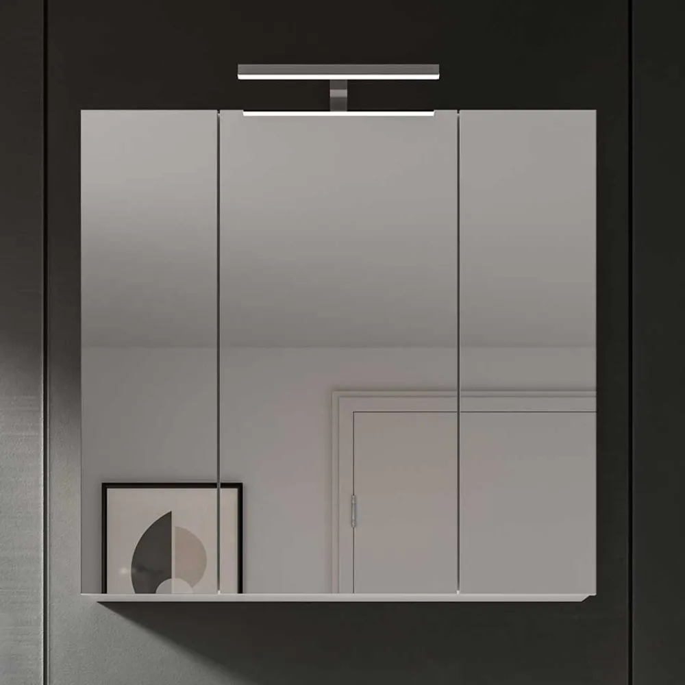 Wohnen Bad-Spiegelschränke*Bad Oberschrank mit Spiegeltüren 3-türig - Vitablos