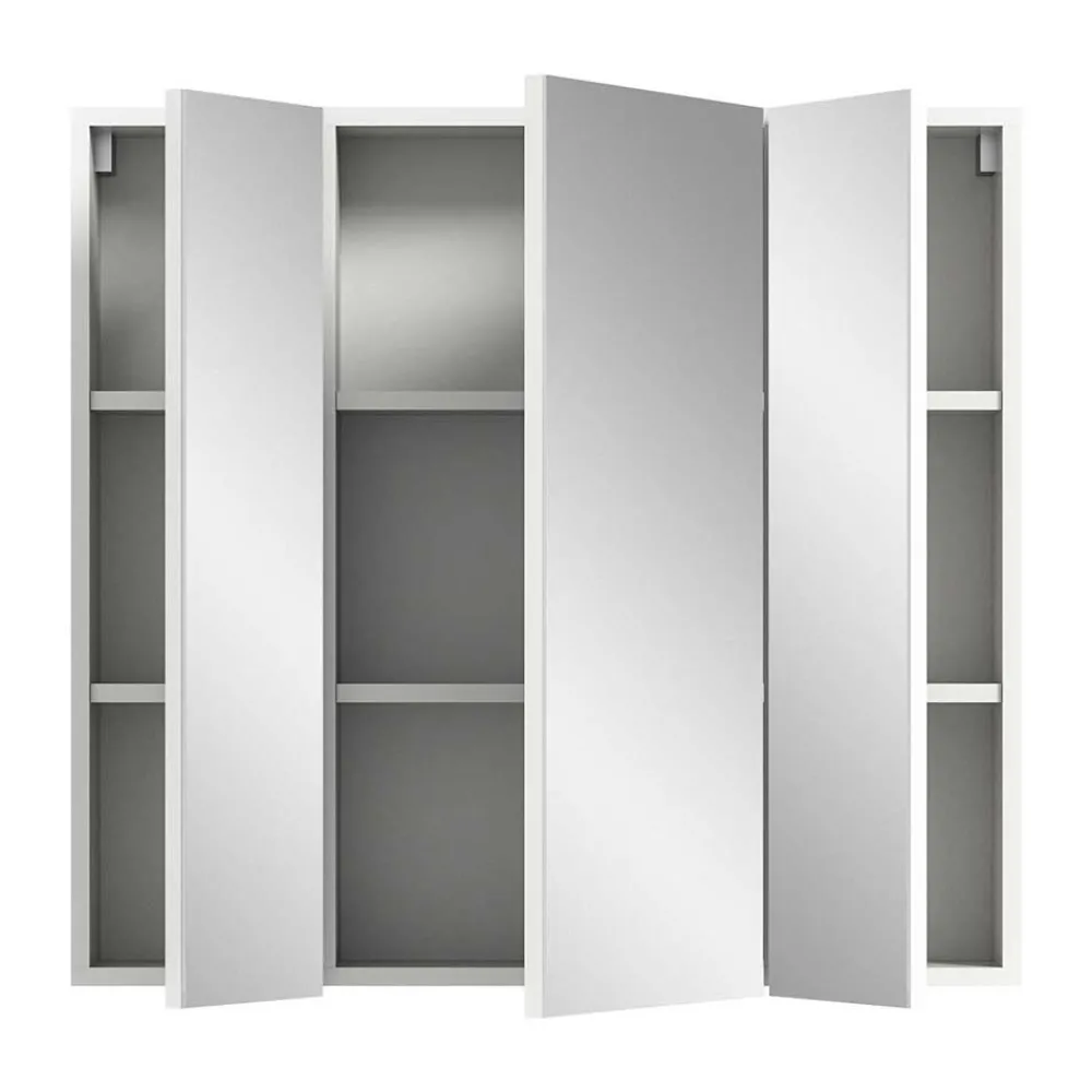 Wohnen Bad-Spiegelschränke*Bad Oberschrank mit Spiegeltüren 3-türig - Vitablos