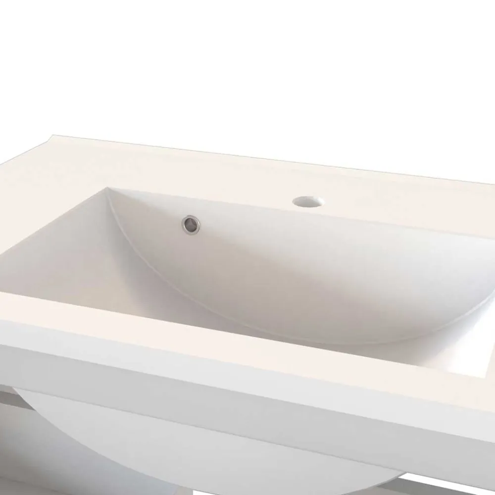 Wohnen Bad Schubladen-Waschtisch für hängende Montage - Livendas