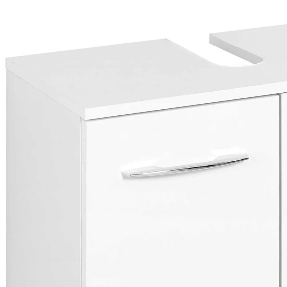 Wohnen Waschtisch|Waschbeckenunterschränke*Bad Unterbeckenschrank in Weiß - Lartemo