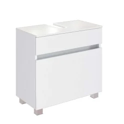 Wohnen Bad Waschbecken Schrank in Weiß - Vandan