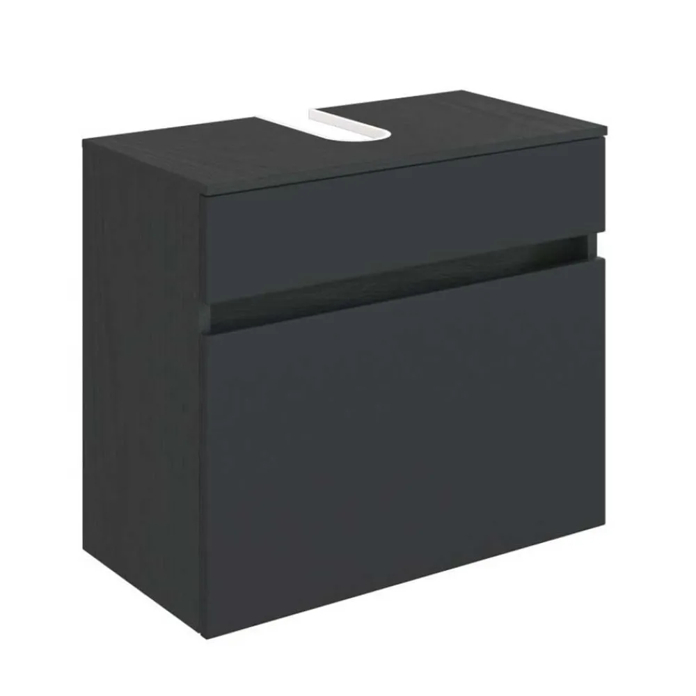 Wohnen Waschtisch|Waschbeckenunterschränke*Bad Waschbecken-Schrank in Grau - Cathyl