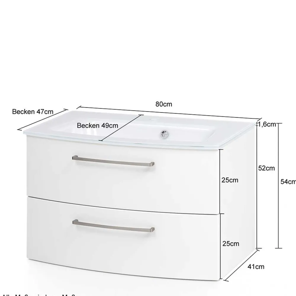 Wohnen Waschtisch|Waschbeckenunterschränke*Bad Waschkonsole in grauer Eiche Optik - Svegaria