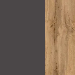 Wohnen Waschtisch|Waschbeckenunterschränke*Bad Waschtisch mit Becken in Grau & Holz Optik - Athrin