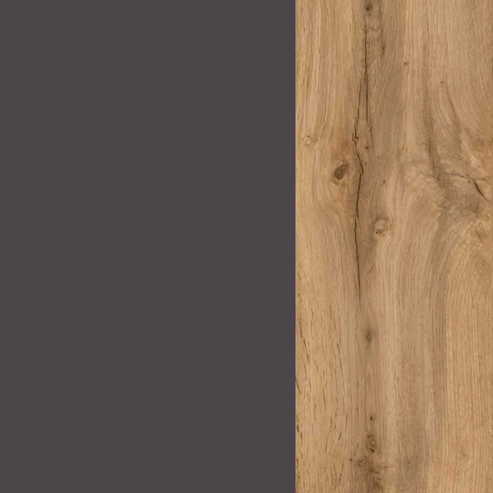 Wohnen Waschtisch|Waschbeckenunterschränke*Bad Waschtisch mit Becken in Grau & Holz Optik - Athrin