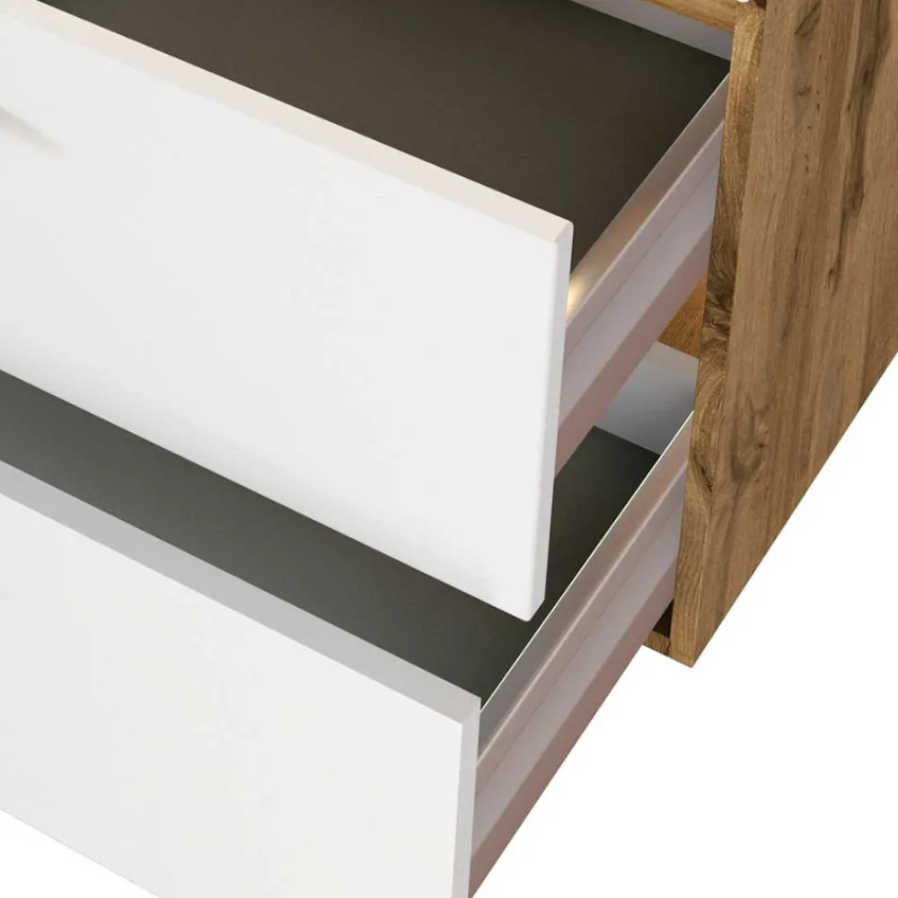 Wohnen Bad Waschtisch mit Mineralgussbecken - Yazemina