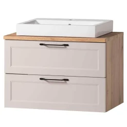 Wohnen Waschtisch|Waschbeckenunterschränke*Bad Waschtischkonsole mit Becken - Trioto