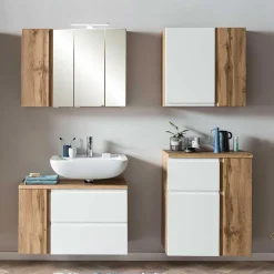 Wohnen Badausstattung Möbel Kombi in Weiß - Eight (vierteilig)