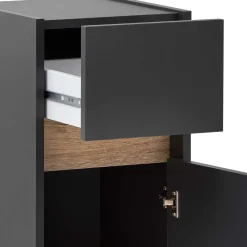 Wohnen Glasmöbel|Skandinavische Möbel*Badblock Möbel 119 cm breit - Marcius (vierteilig)