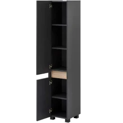 Wohnen Glasmöbel|Skandinavische Möbel*Badblock Möbel 119 cm breit - Marcius (vierteilig)