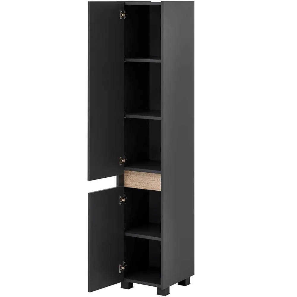 Wohnen Glasmöbel|Skandinavische Möbel*Badblock Möbel 119 cm breit - Marcius (vierteilig)