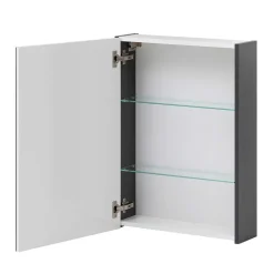 Wohnen Glasmöbel|Skandinavische Möbel*Badblock Möbel 119 cm breit - Marcius (vierteilig)