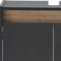 Wohnen Glasmöbel|Skandinavische Möbel*Badblock Möbel 119 cm breit - Marcius (vierteilig)