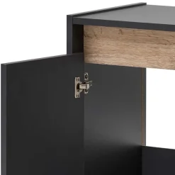 Wohnen Glasmöbel|Skandinavische Möbel*Badblock Möbel 119 cm breit - Marcius (vierteilig)