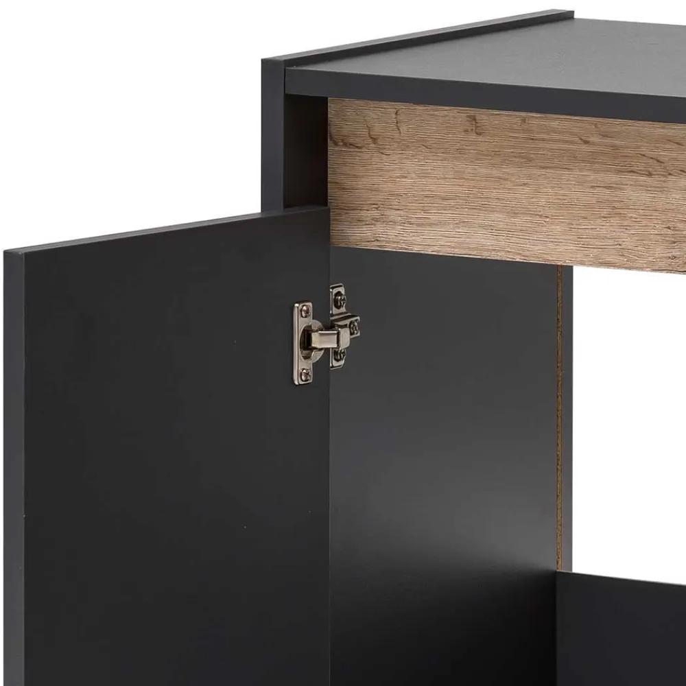 Wohnen Glasmöbel|Skandinavische Möbel*Badblock Möbel 119 cm breit - Marcius (vierteilig)