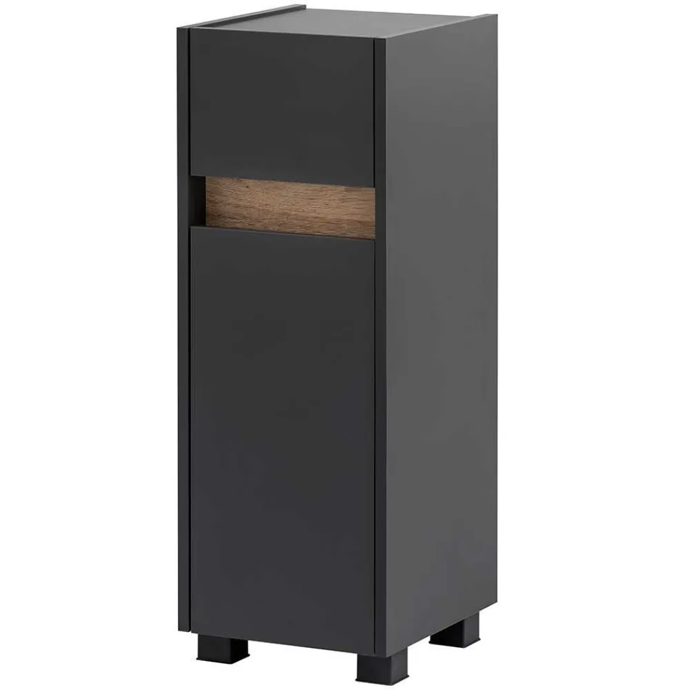 Wohnen Glasmöbel|Skandinavische Möbel*Badblock Möbel 119 cm breit - Marcius (vierteilig)