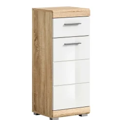 Wohnen Weiße Möbel|Badezimmer Komplett*Badblock Möbelset modern - Calbanyara (dreiteilig)