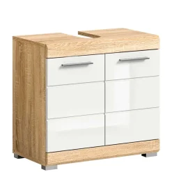 Wohnen Weiße Möbel|Badezimmer Komplett*Badblock Möbelset modern - Calbanyara (dreiteilig)