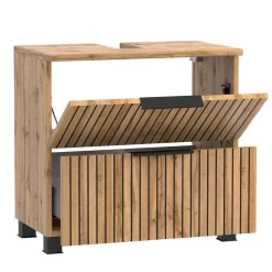 Wohnen Badeinrichtung mit Lichtspiegel Set - Crystoga (vierteilig)