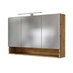Wohnen Badezimmer 3D Spiegelschrank in Holz Nachbildung - Lemnas