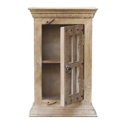 Wohnen Shabby Chic Möbel*Badezimmer Hängeschrank aus Glas & Massivholz - Abid