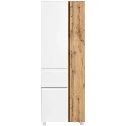 Wohnen Badezimmer Hochschrank breit mit drei Türen - Eight