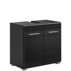 Wohnen Badezimmer Möbelblock in Schwarz - Culina (fünfteilig)