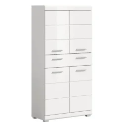 Wohnen Badezimmer Midischrank in Weiß - Henriette