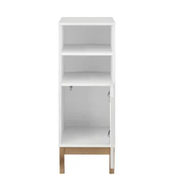 Wohnen Skandinavische Möbel|Badschränke*Badezimmer Unterschrank in Weiß mit Wildeiche - Speccia