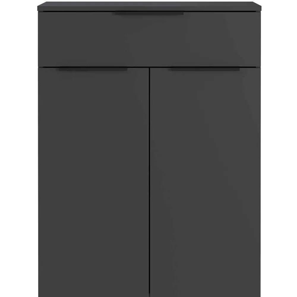 Wohnen Badezimmer Vertiko in Dunkelgrau - Go