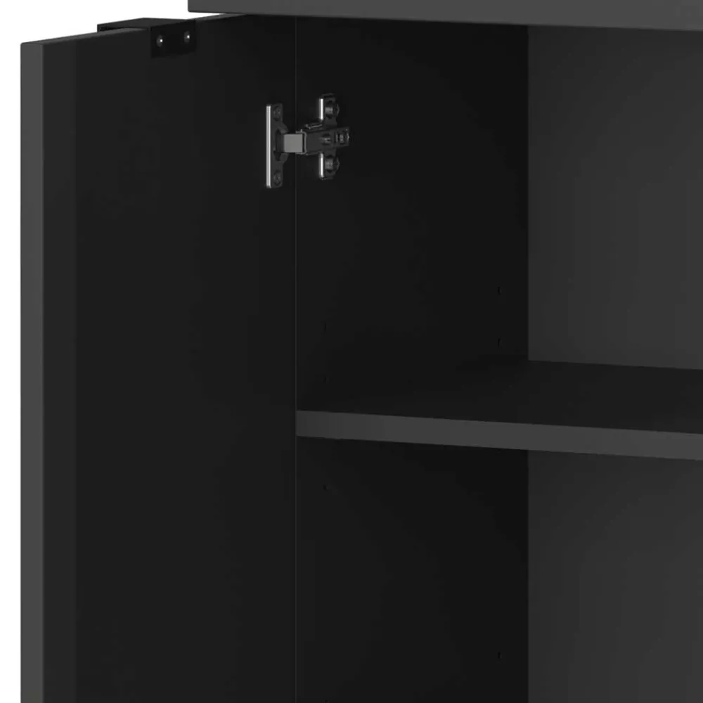 Wohnen Badezimmer Vertiko in Dunkelgrau - Quado