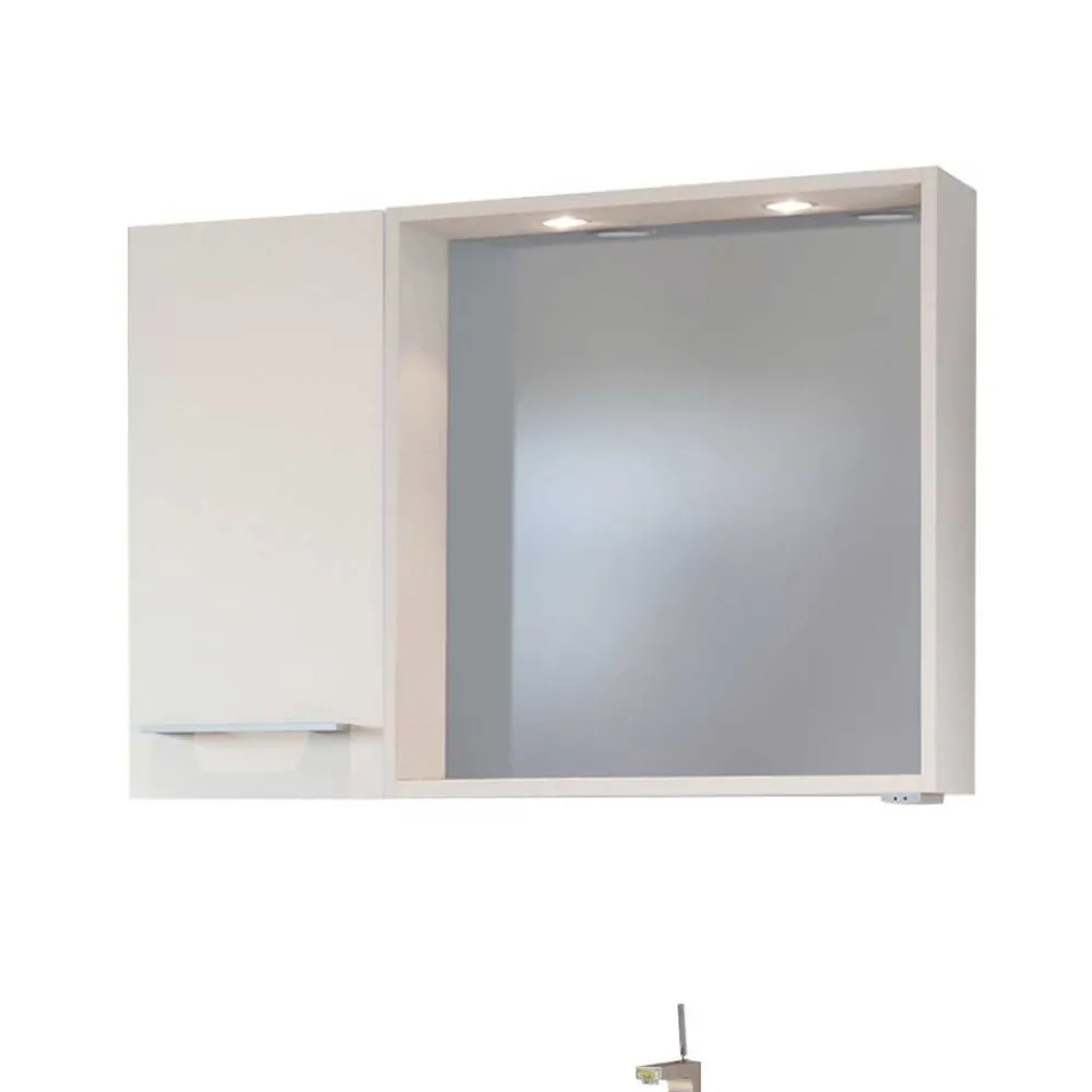 Wohnen Weiße Möbel|Badezimmer Komplett*Badezimmer Waschbecken & Möbel - Enwicos I (dreiteilig)