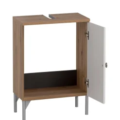 Wohnen Weiße Möbel|Glasmöbel*Badezimmer Waschplatz Set Landhaus - Traciana (zweiteilig)