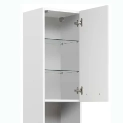 Wohnen Badezimmer-Hochschrank in Weiß - Estateas