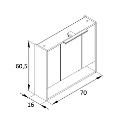 Wohnen Skandinavische Möbel|Badezimmer Komplett*Badezimmermöbel in Dunkelgrün & Gold - Aqua (dreiteilig)
