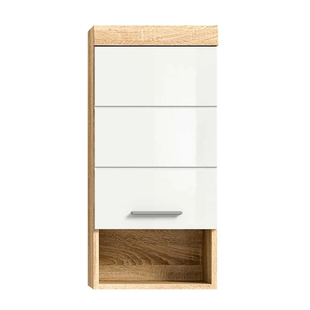 Wohnen Badezimmerschrank hängend in Weiß HG - Calbanyara