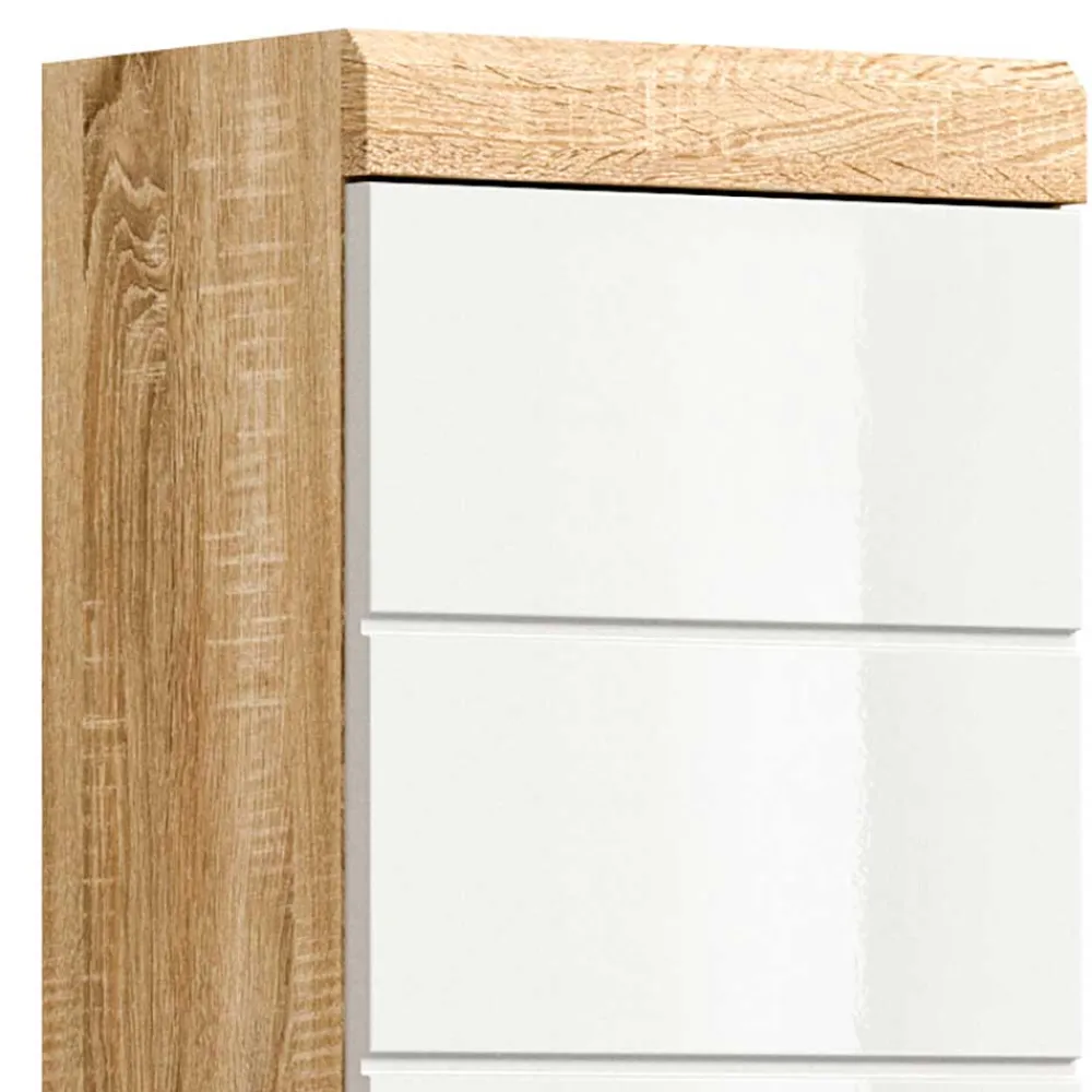 Wohnen Badezimmerschrank hängend in Weiß HG - Calbanyara