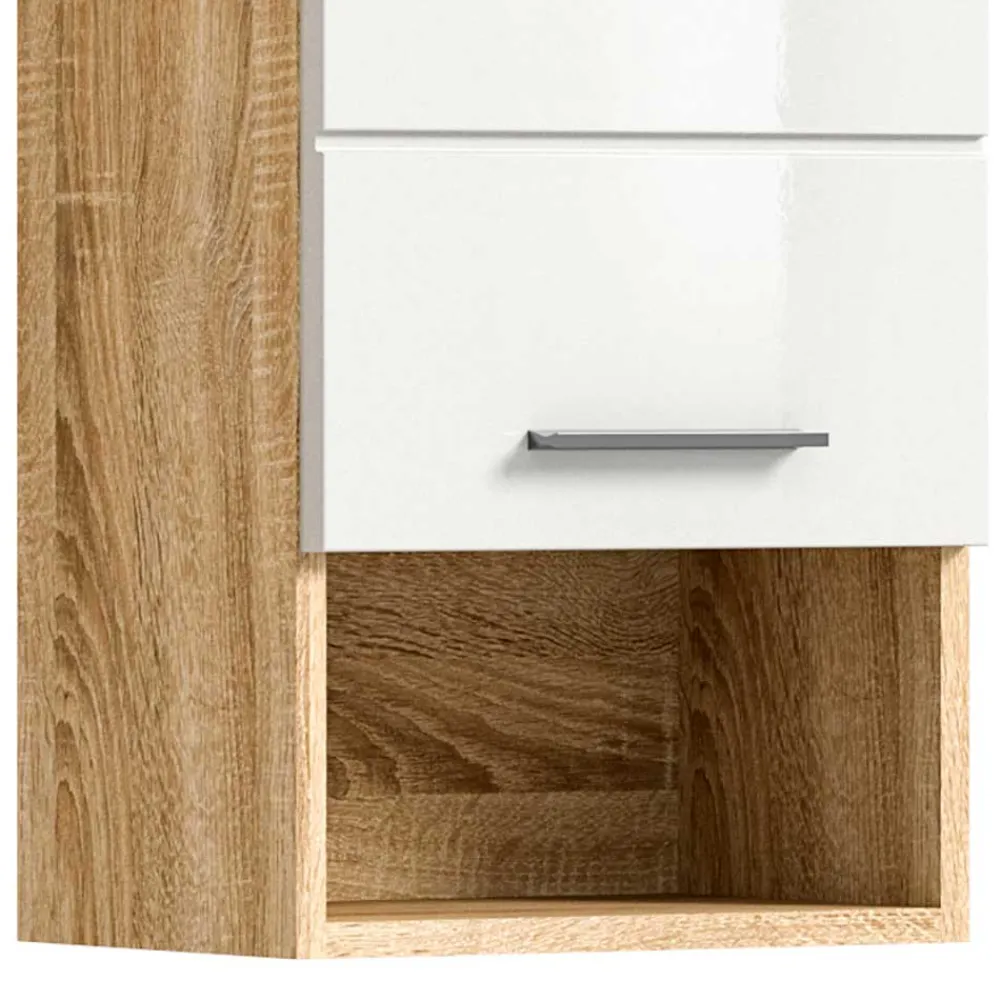 Wohnen Badezimmerschrank hängend in Weiß HG - Calbanyara