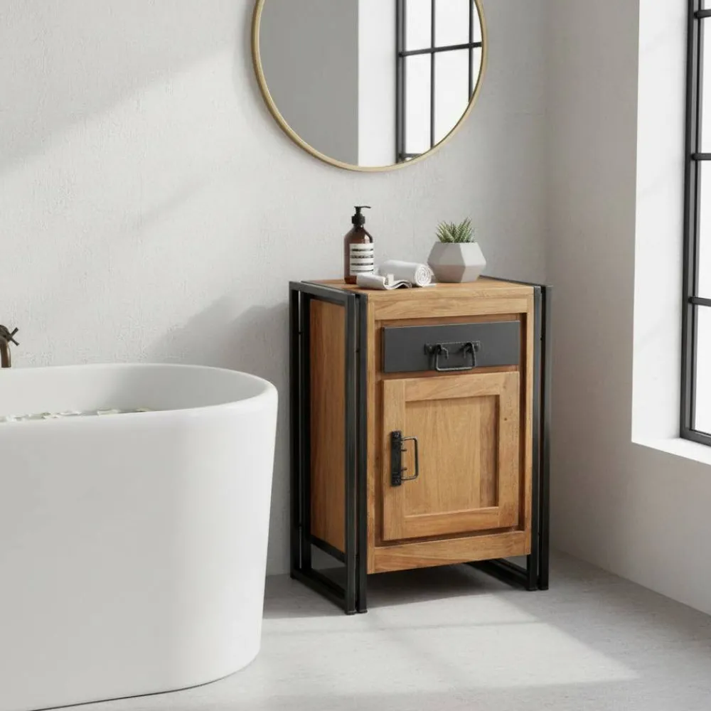 Wohnen Flurkommoden*Badkommode Mendoza im Industry Style