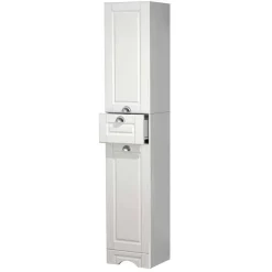 Wohnen Weiße Möbel|Glasmöbel*Badmöbel Kombination klassisch - Akira (vierteilig)