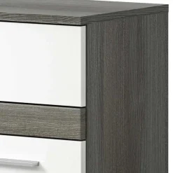 Wohnen Weiße Möbel|Glasmöbel*Badmöbel Kombination modern - Chapan (dreiteilig)