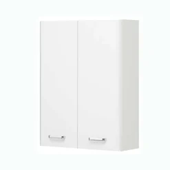 Wohnen Weiße Möbel|Badschränke*Bad-Oberschrank mit Doppeltür - Yennja