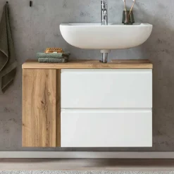 Wohnen Badschrank für Waschbecken in der Größe 85x59x35 cm - Eight