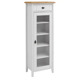 Wohnen Esszimmer-Vitrinen|Vitrinen*Badschrank mit Glastür im Landhausstil - Sibiuta