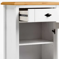 Wohnen Esszimmer-Vitrinen|Vitrinen*Badschrank mit Glastür im Landhausstil - Sibiuta